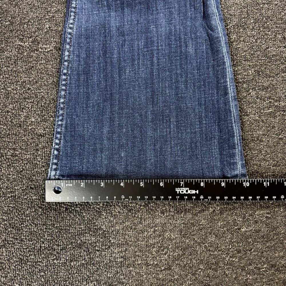 Idyllwind Flared Jeans Womens Festival Boho Flare Blue Denim Western SZ 8Wx32L - Picture 6 of 13